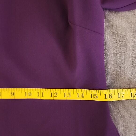 Likely Plum Mid Tulip Sleeve Mini Dress Size 12 - Picture 10 of 13